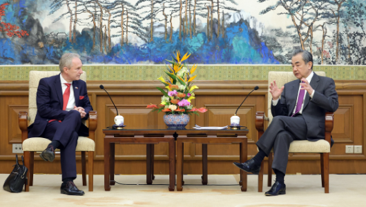 Голова Канцелярії Комісії ЦК КПК із закордонних справ провів зустріч із головою ГА ООН