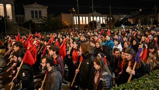 Греки провели демонстрацію в Афінах на знак протесту проти візиту держсекретаря США до Греції