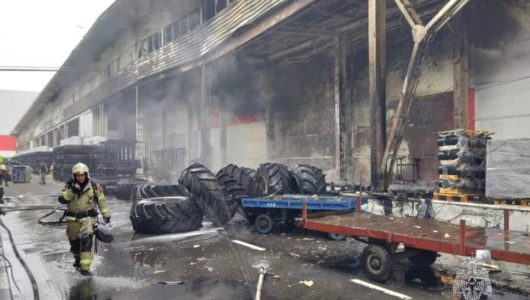 В росії палав найбільший завод сільгосптехніки