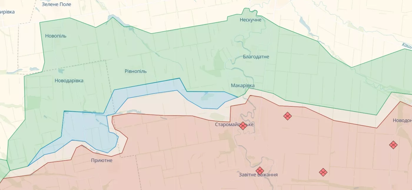 Сили оборони мають успіх у напрямку Старомайорського — Генштаб ЗСУ