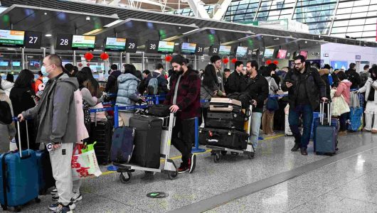 Під час вихідних з нагоди Свята Весни кількість перетинів китайського кордону становила майже 14,37 млн людей за раз