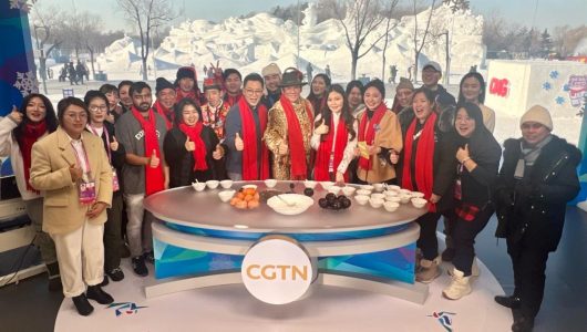 Люди з багатьох країн Азії відсвяткували Новий рік в «Крижаному місті»