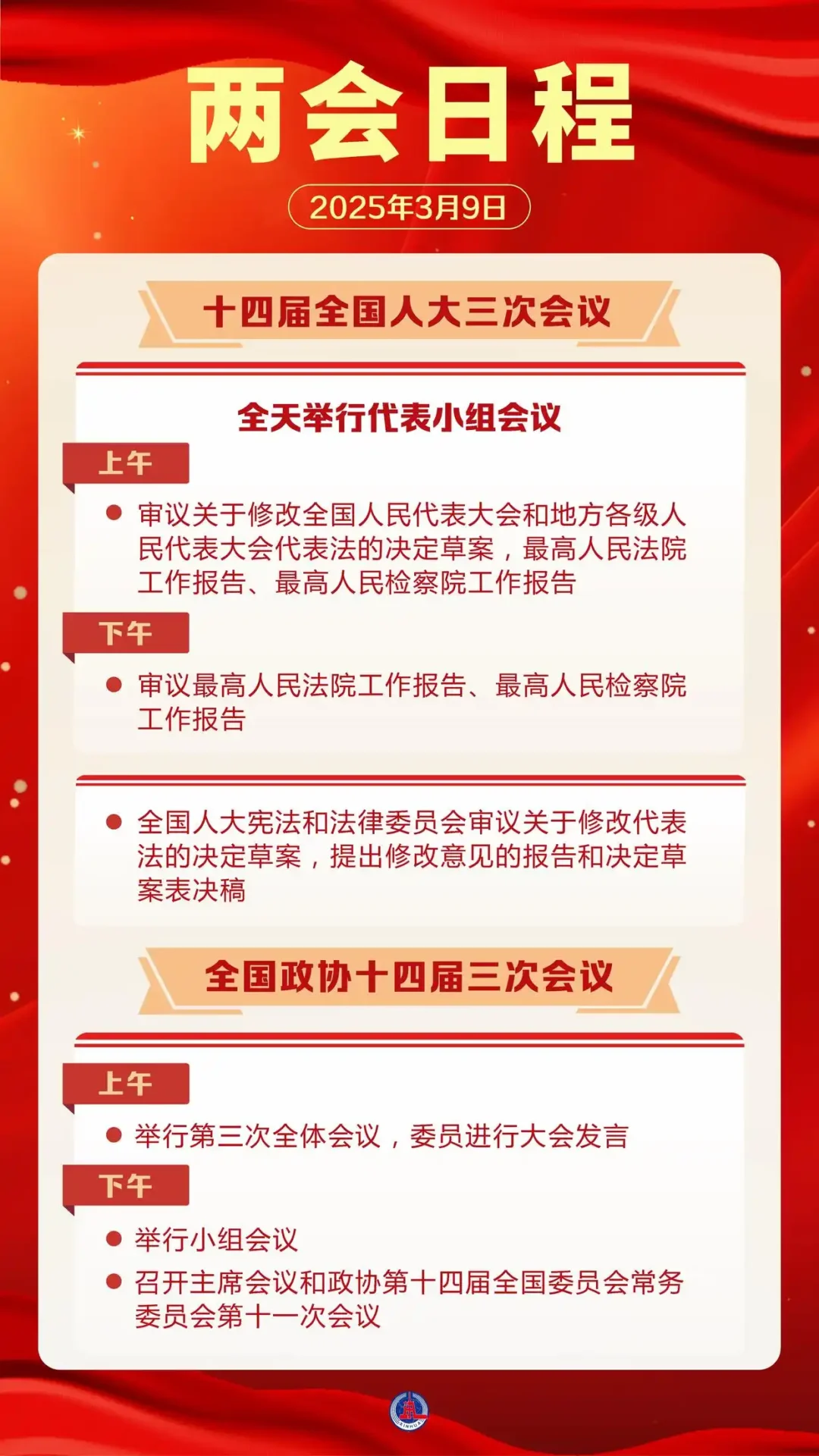 Розклад роботи “двох сесій” на 9 березня