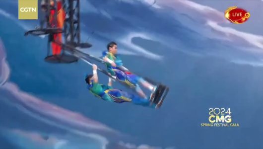 【Супер ніч CGTN — спеціальний випуск до свята Весни 2024 року】Акробатика “Драконові Ворота”