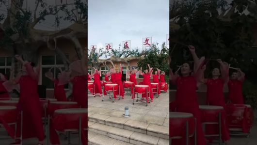 Святкування день утворення КНР: разом вивчаємо барабани в Шандуні