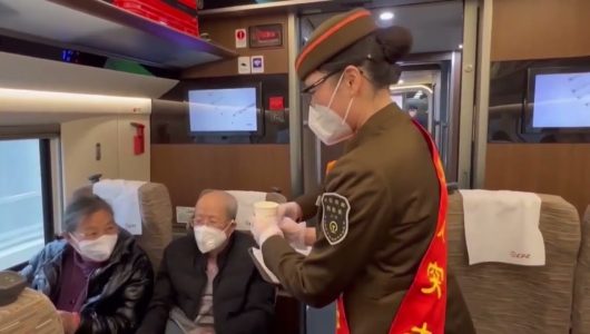 У дні вихідних з нагоди свята Весни понад 200 млн китайців користувалися послугами залізничного транспорту