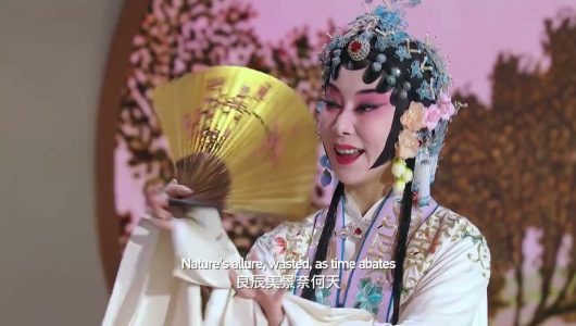 【У прямому ефірі: Супер ніч CGTN — спеціальний випуск до свята Весни 2024 року】Китайська опера “Альтанка півоній” розповідає історію кохання в Стародавньому Китаї