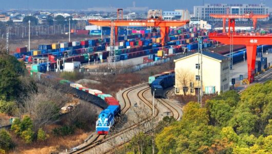 З початку 2026 р. через залізничний КПП Хоргос проїхало понад 3 тис. поїздів маршруту Китай-Європа/Центральна Азія