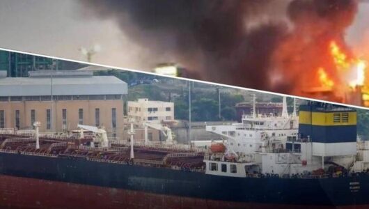 В Чорному морі відбито атаку на танкер ‘теневого флоту’ агресора