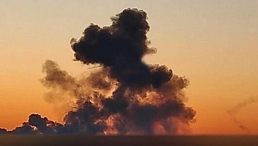 Крим піддався масованій атаці дронів, спалахнули пожежі