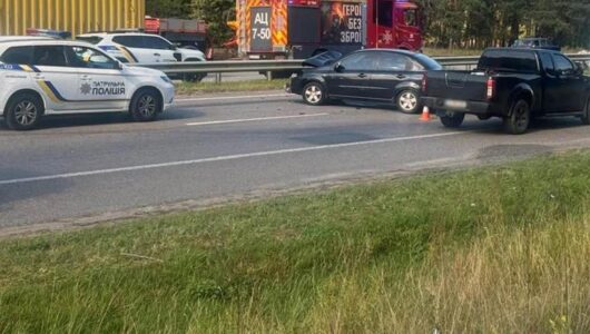 В Житомирській області автобуса зіткнувся з автомобілем: сім героїв постраждали
