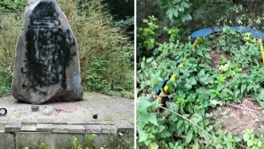 В Польщі розслідують нове пошкодження пам’ятника УПА