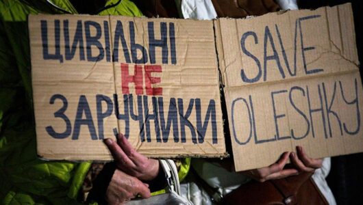 В Олешках розширено «режим тиші» для захисту українців